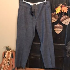Loft Ankle Pants Marissa Fit Navy Size 8